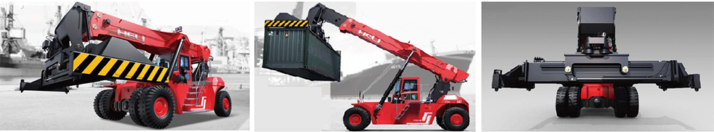 Xe nâng Heli kẹp container