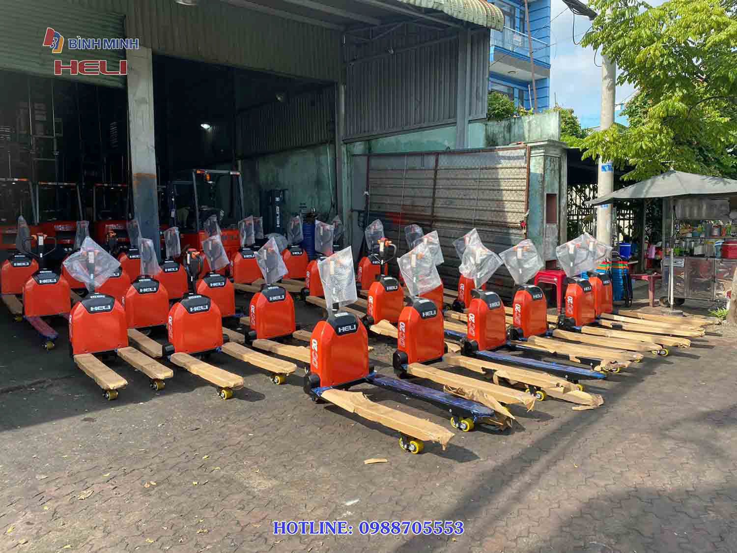 Xe Nâng Tay điện Heli 2 Tấn Bình Dương