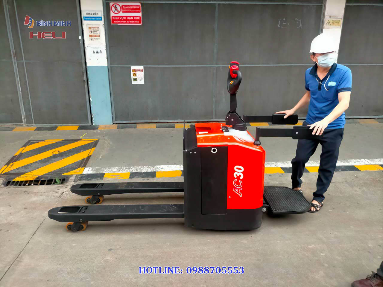 Xe Nâng điện Pallet Truck Heli Tại Tây Ninh