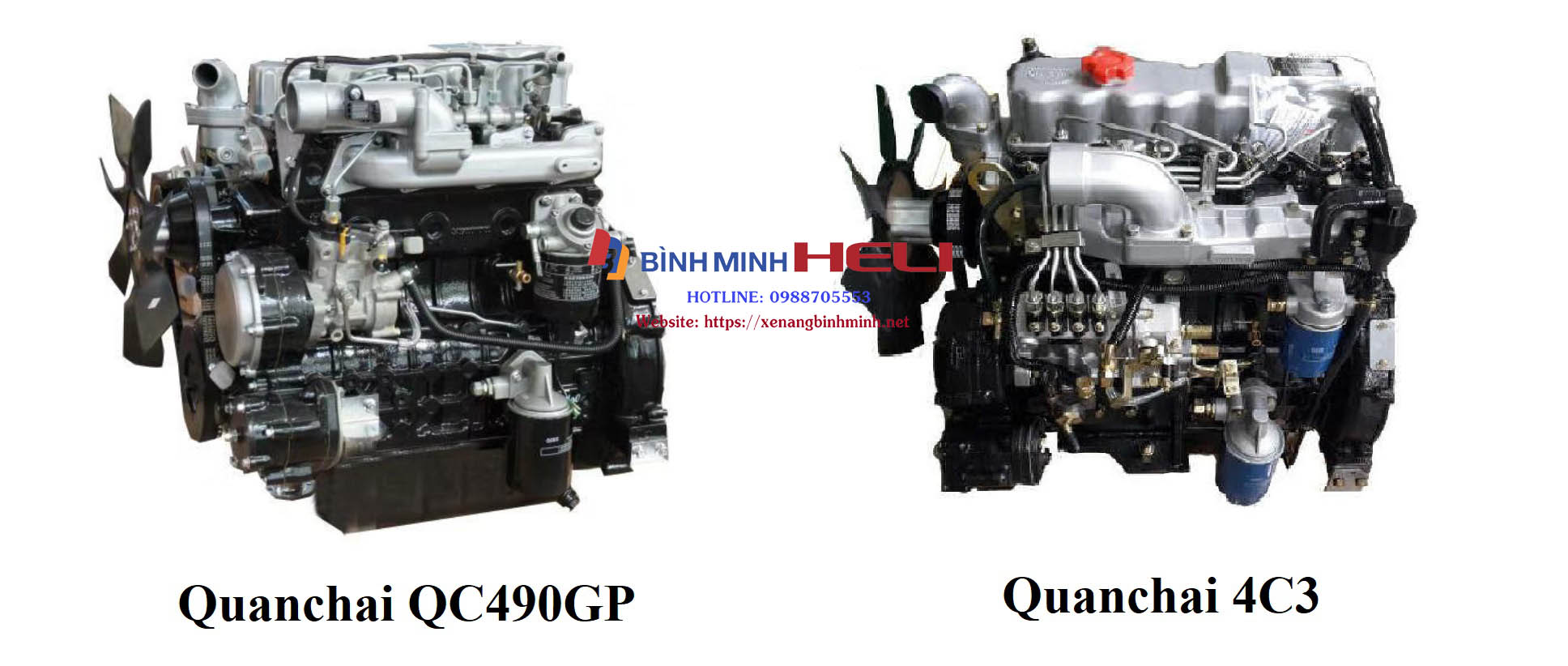 Động cơ Quanchai xe nâng