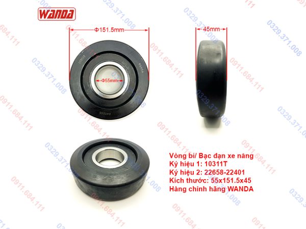 Bạc Đạn Xe Nâng 10311T Wanda