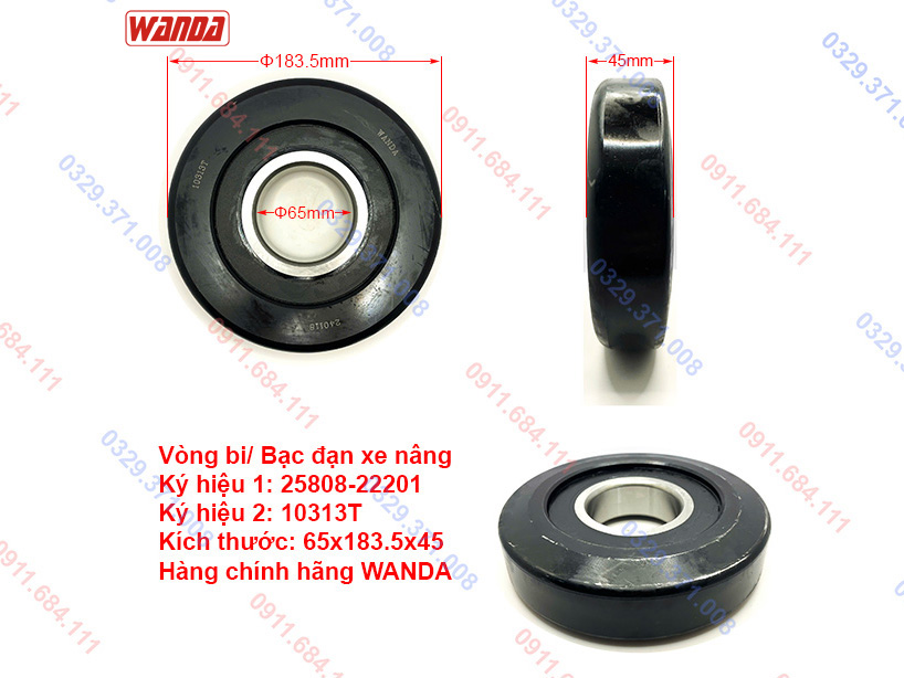 Vòng Bi Xe Nâng 10313T Wanda