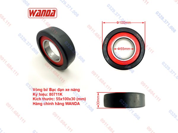 Vòng Bi Xe Nâng 80711K Wanda