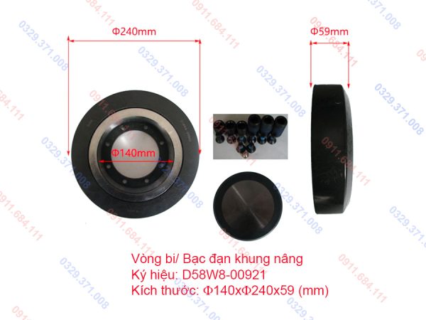 Bạc Đạn Xe Nâng 140x240x59