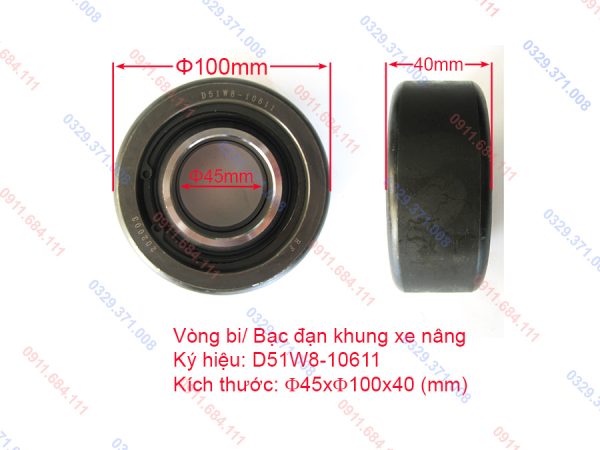 Bạc Đạn Khung Nâng 45x100x40