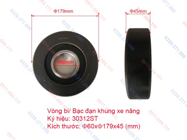 Bạc Đạn Xe Nâng 60x179x45