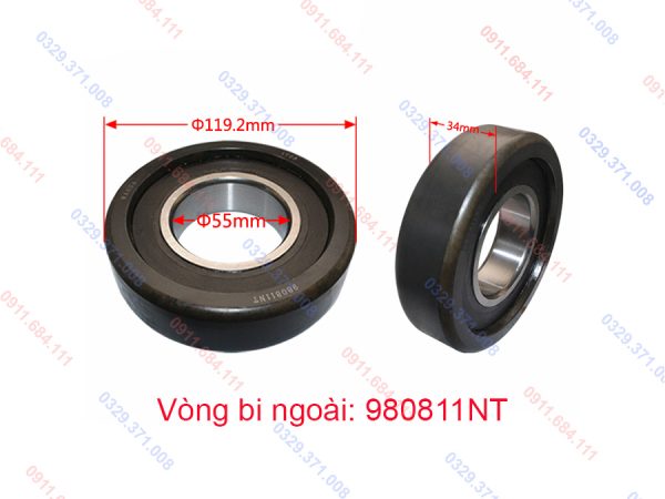 Vòng Bi Kết Hợp 980811NT