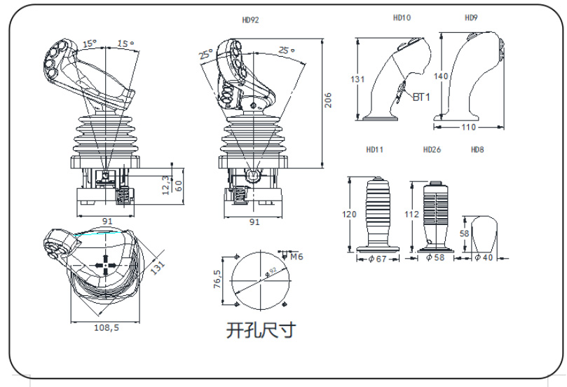 Thông số kích thước dòng YJ05