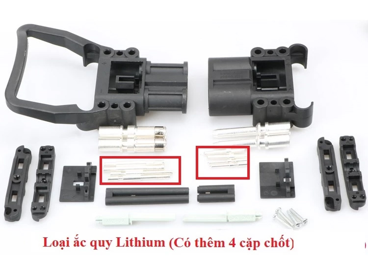 Giắc Sạc Xe Nâng Ắc Quy Lithium