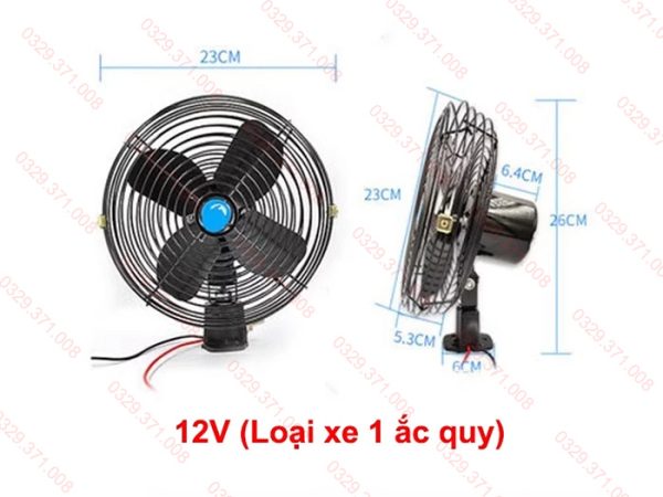 Quạt Điện Xe Nâng 12V