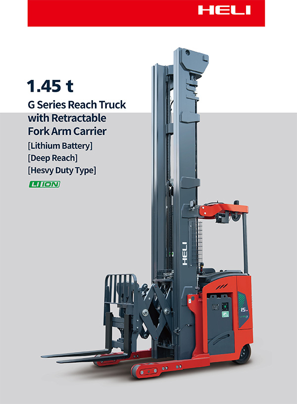 Reach Truck Double Scissor Heli CCQD15X2