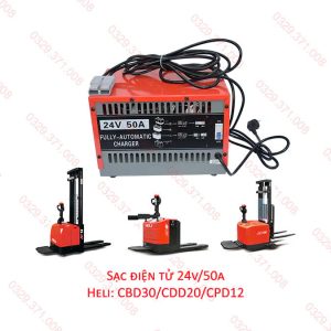 Sạc Điện Tử Xe Nâng Tay Điện 24V-50A