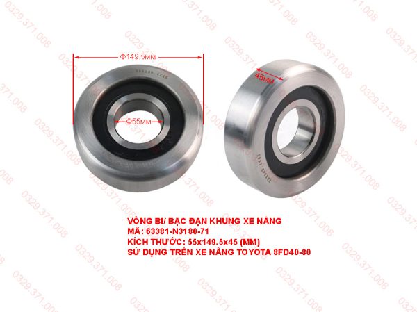 Vòng Bi Bạc đạn 63381-N3180-71