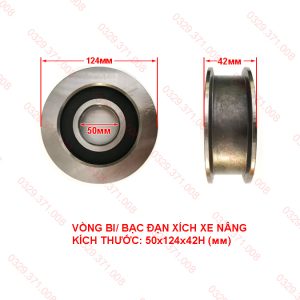 Vòng Bi Xích Xe Nâng 50x124x42H