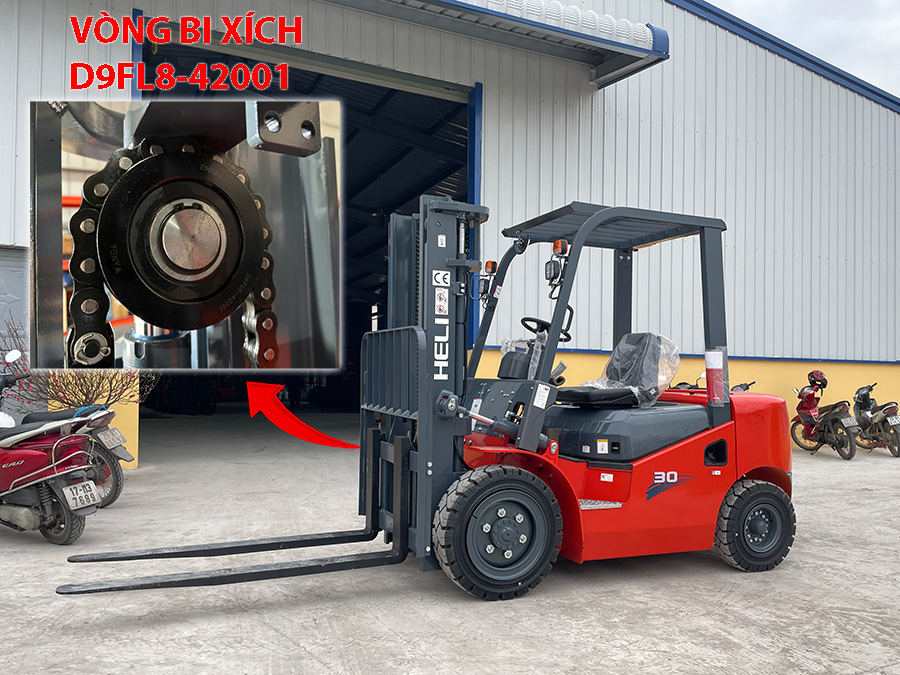 Bạc đạn xích xe nâng Heli D9FL8-42001