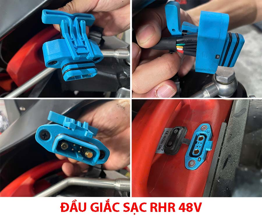 Đầu Giắc Sạc Xe Nâng RHR 48V