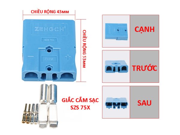 Giắc Cắm Sạc SZS 75X