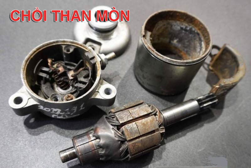 Chổi Than Củ đề Xe Nâng Bị Mòn