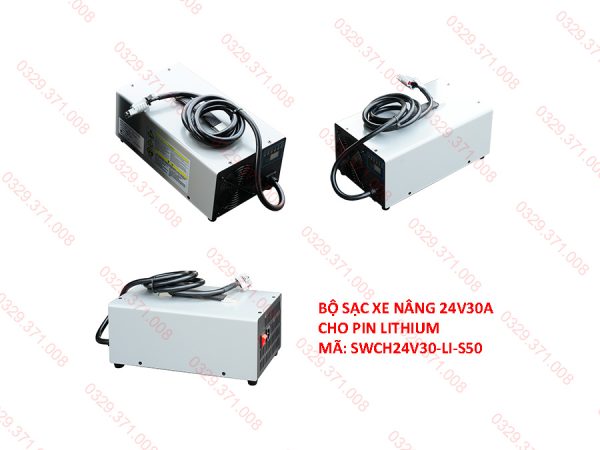 Sạc Xe Nâng 24V30A SWCH24V30A-LI-S50