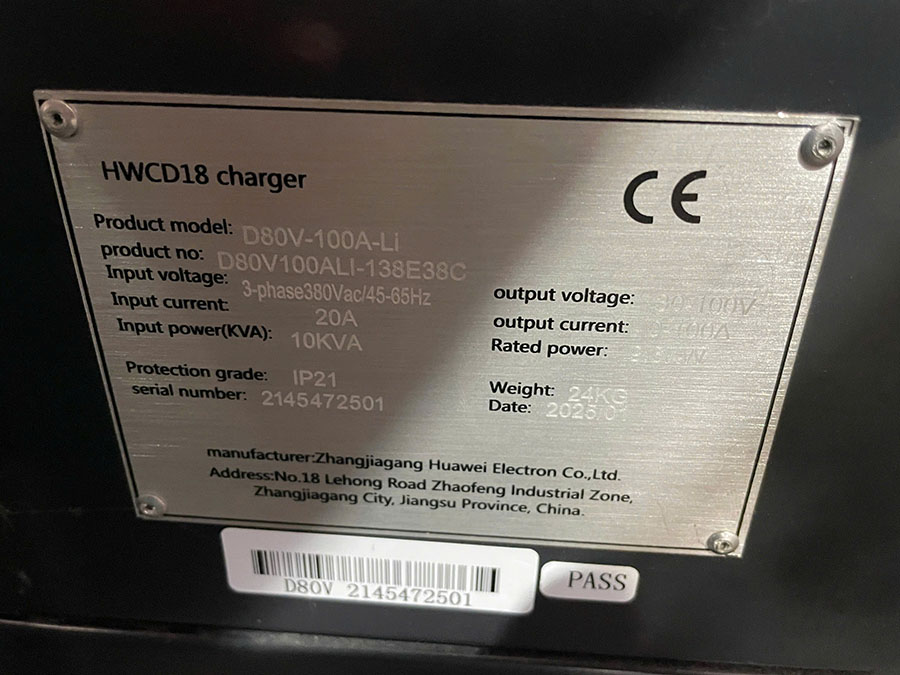 Tem Sac Xe Nang 80v100a