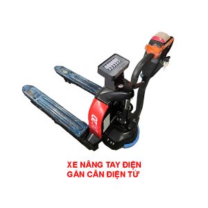 Xe Nâng Tay điện Gắn Cân