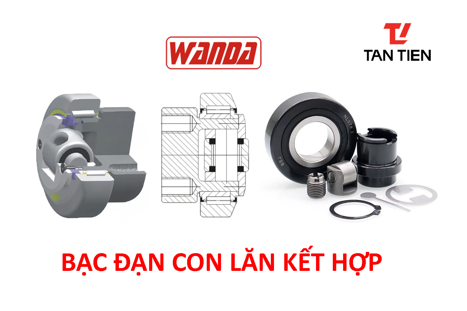 Bạc Đạn Con Lăn Kết Hợp Wanda