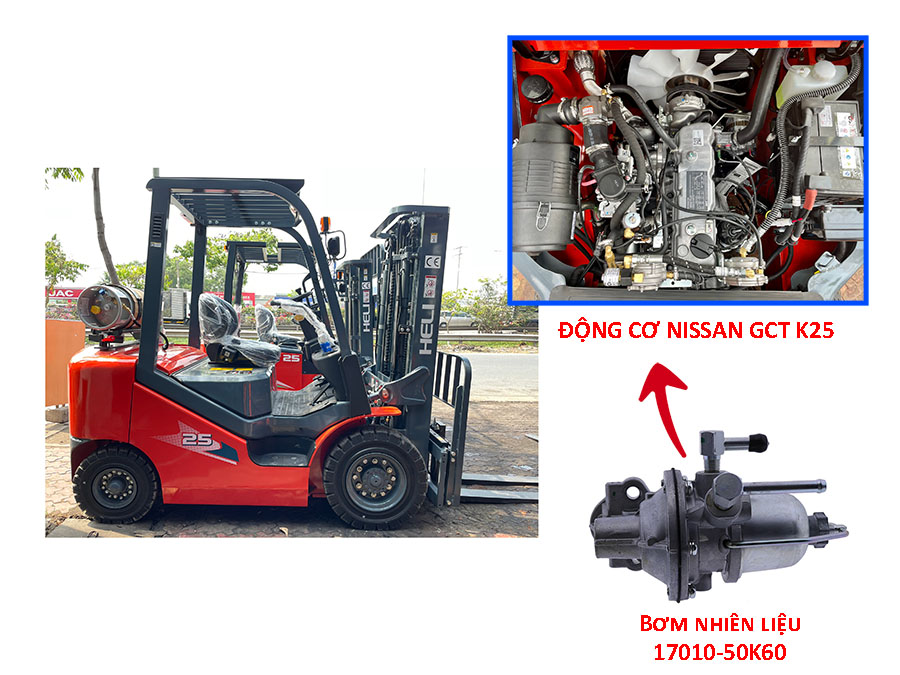 Bơm Nhiên Liệu động Cơ Nissan K25