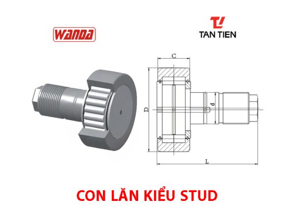 Con Lăn Chạy Kiểu Stud
