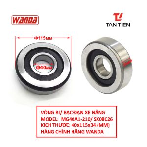 Vòng Bi Xe Nâng 40x115x30