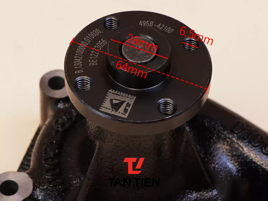Bơm Nước Làm Mát Xe Nâng 495B-42100