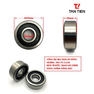 Bạc đạn xe nâng 34A-72-11142