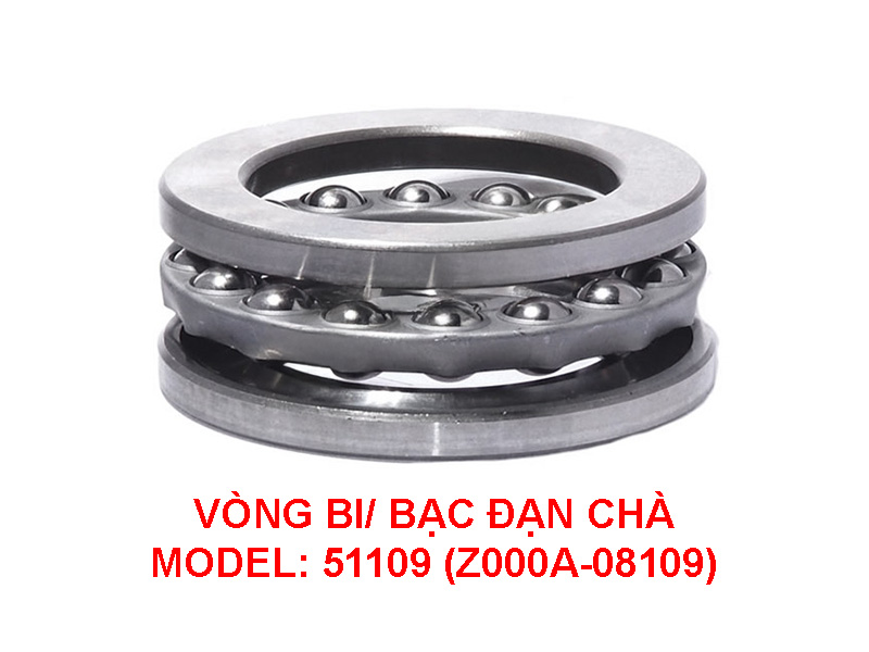 Vòng bi chà Z000A-08109 (51109) (45x65x14)mm 6 Bạc Đạn Chà Z000A-08109-51109