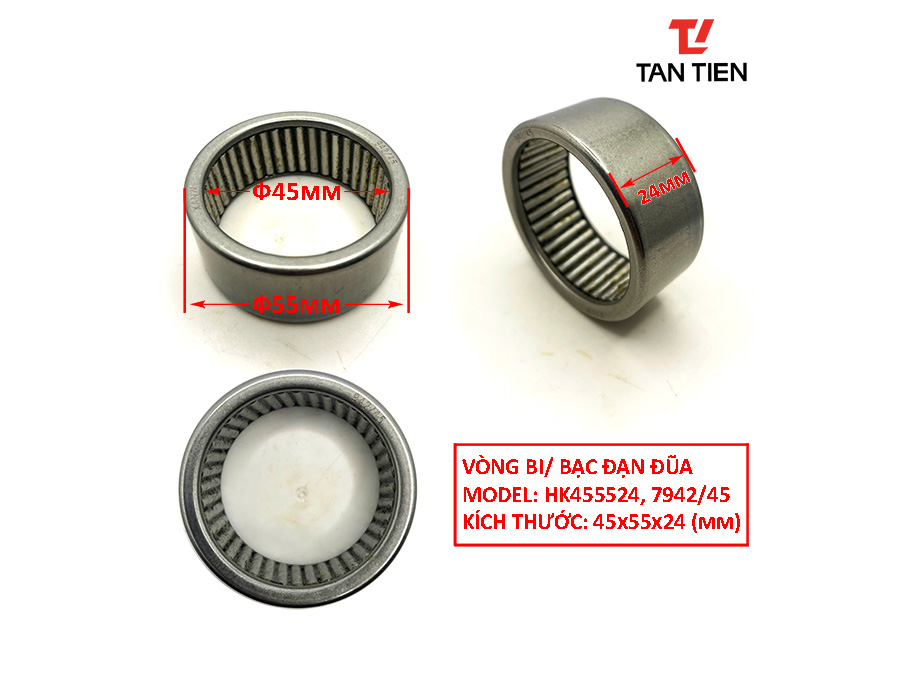 Vòng bi đũa 7942/45 (HK455524) 5 Vòng Bi Đũa 7942/45