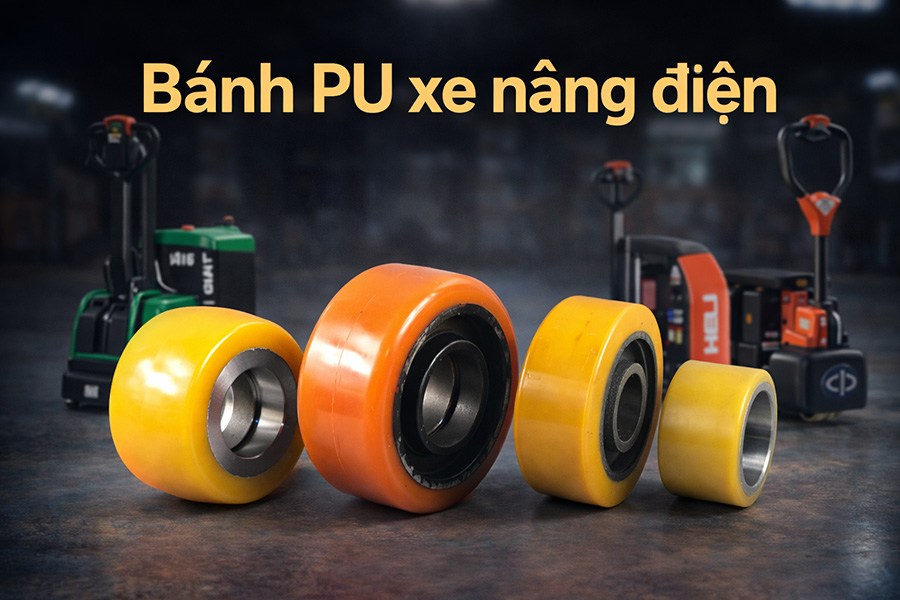 Bánh Pu Xe Nâng điện