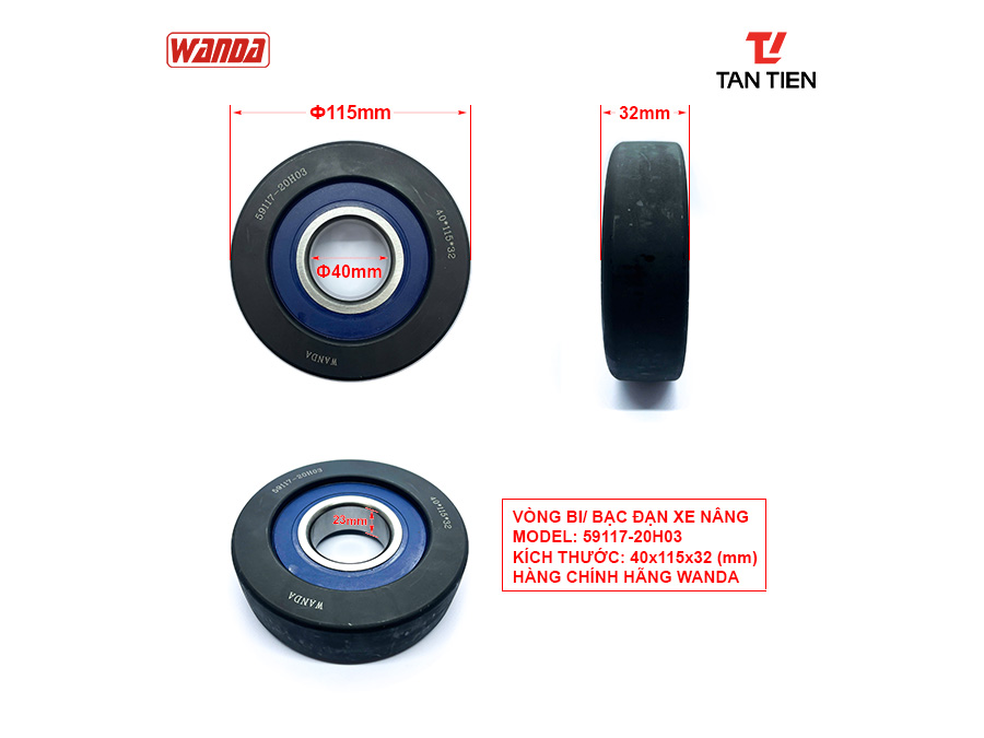 Vòng Bi Xe Nâng 59117-20H03 Vòng Bi Xe Nâng 59117-20H03