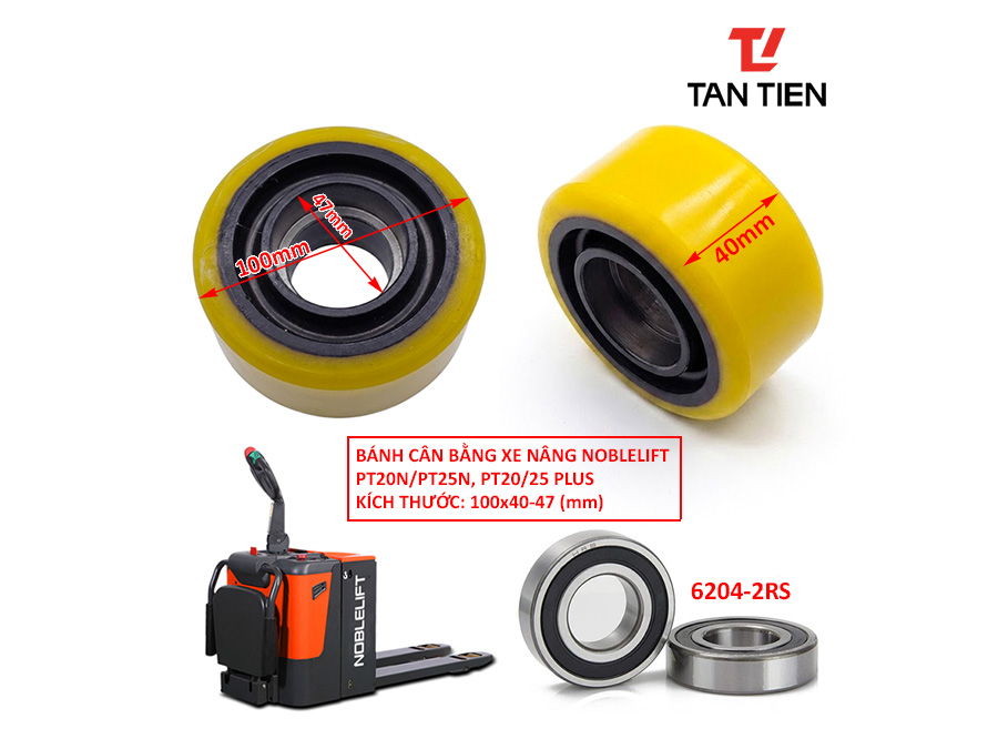 Bánh Cân Bằng Xe Nâng 100x40 Bánh Cân Bằng Xe Nâng 100x40