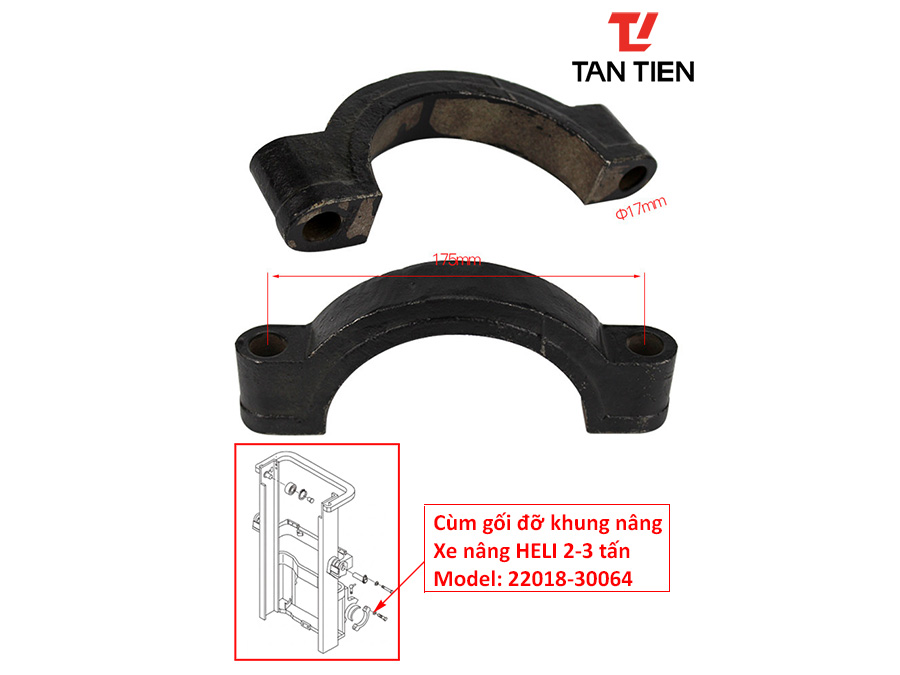 Cùm Gối đỡ Khung Nâng Cùm Gối đỡ Khung Nâng