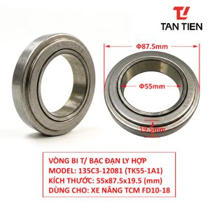 Vòng Bi T Ly Hợp Xe Nâng TCM 135C3-12081