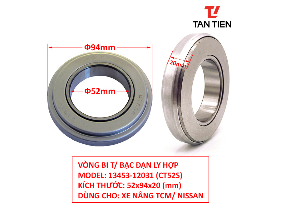 Vòng Bi Tê Xe Nâng 13453-12031 Vòng Bi Tê Xe Nâng 13453-12031