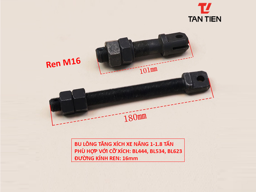 Bu lông tăng xích xe nâng 1-1.8 Tấn Bu lông tăng xích xe nâng 1-1.8 Tấn