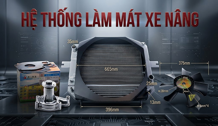 Hệ Thống Làm Mát Xe Nâng
