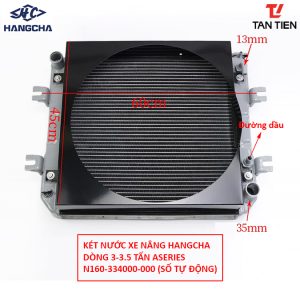 Két nước xe nâng Hangcha 3-3.5 tấn A series 3 Két Nước Làm Mát Xe Nâng Hangcha