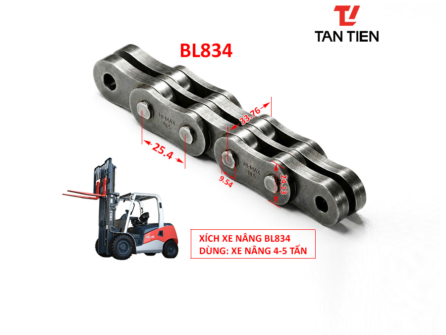 Xích tải xe nâng BL834 Xích tải xe nâng BL834