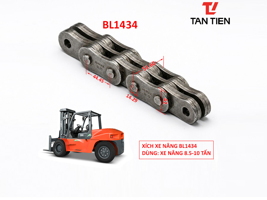 Xích xe nâng BL1434 Xích xe nâng BL1434