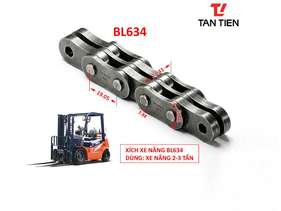 Xích xe nâng BL634 Xích xe nâng BL634