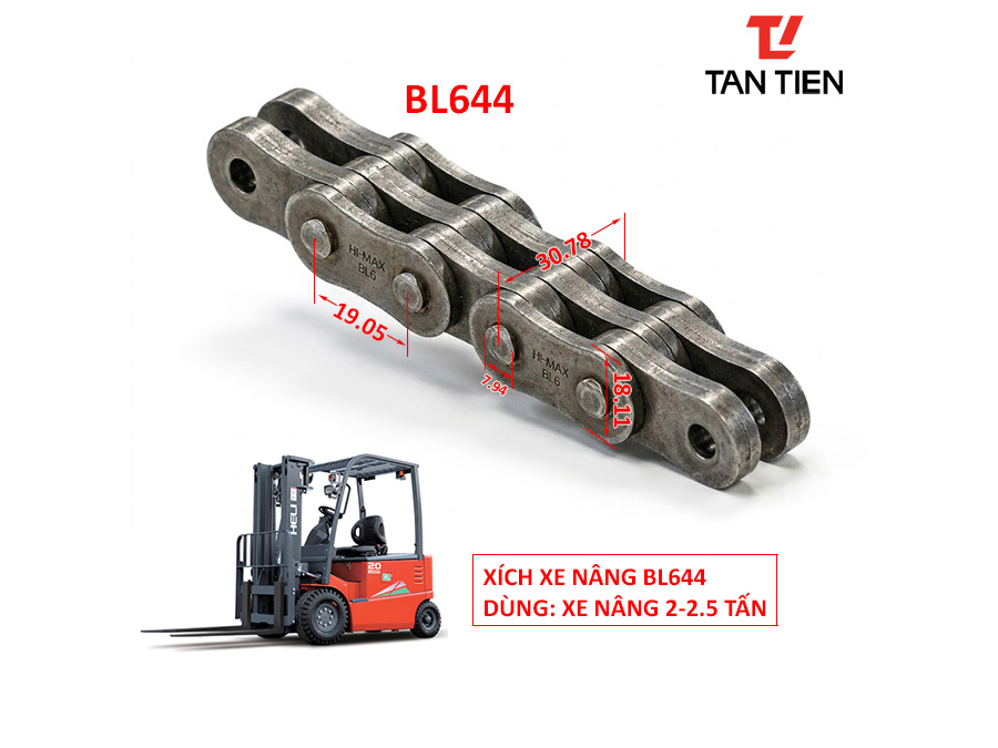 Xích xe nâng BL644 Xích xe nâng BL644
